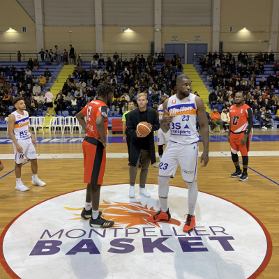 Marque au sol pour gymnase Montpellier