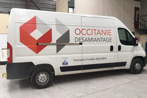 Publicité sur véhicule professionnel
